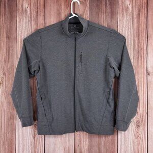 Mack Weldon Mens Size XL Atlas Full Zip Jacket Gray Athleisure Performance